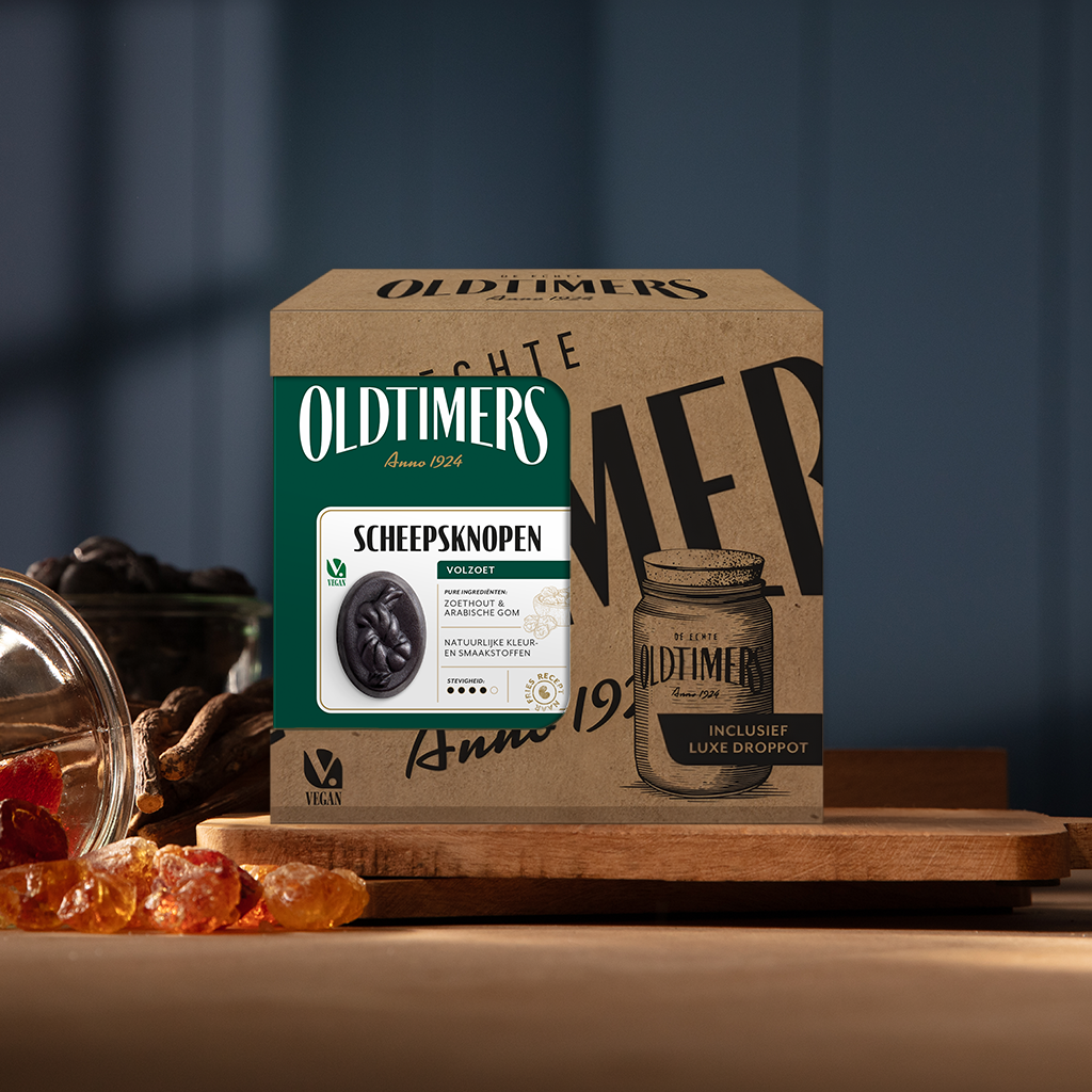 Oldtimers Droppot met scheepsknopen