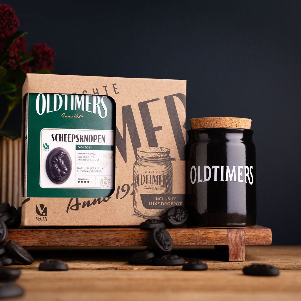 Oldtimers droppot en Scheepsknopen giftpack