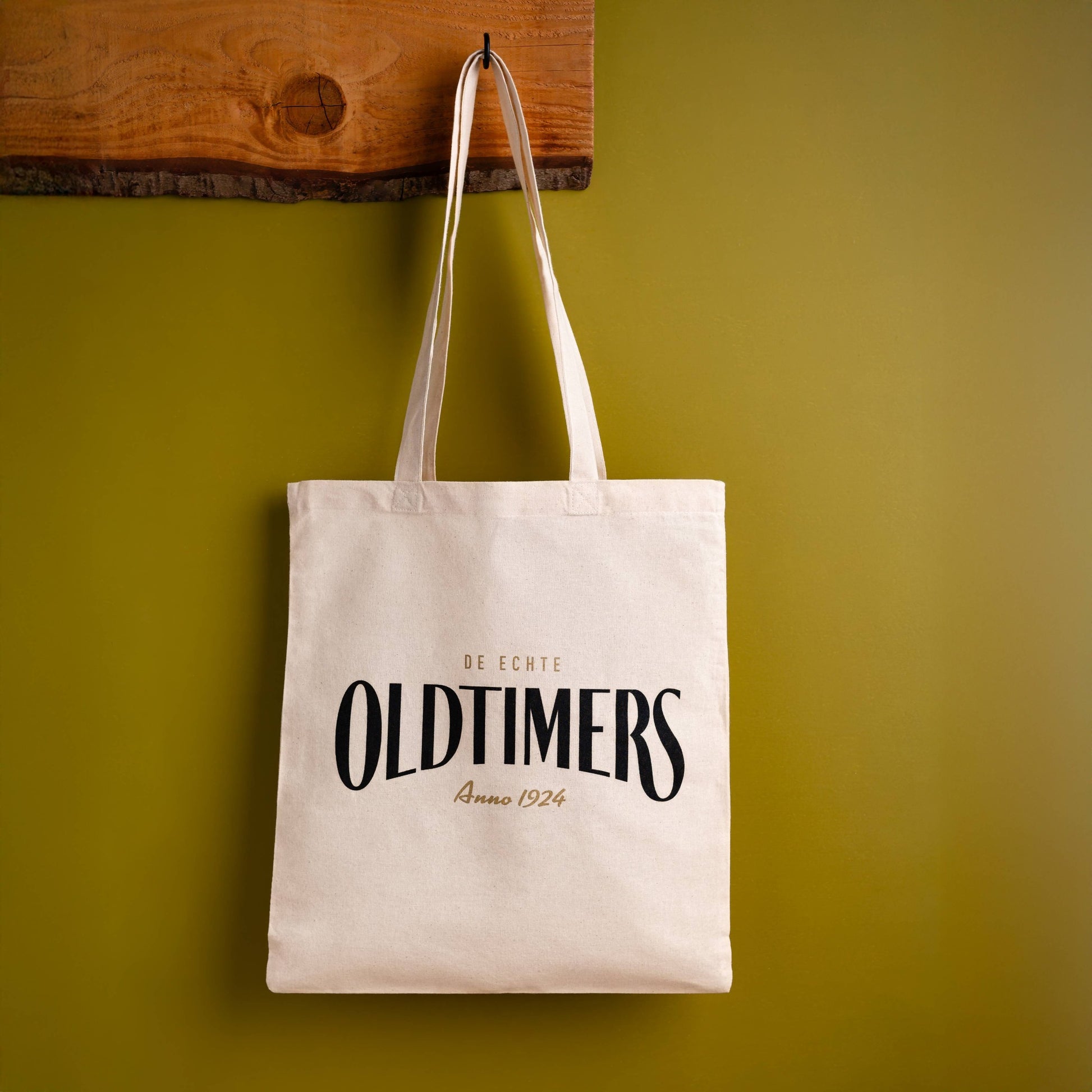 Canvas tas met Oldtimers logo