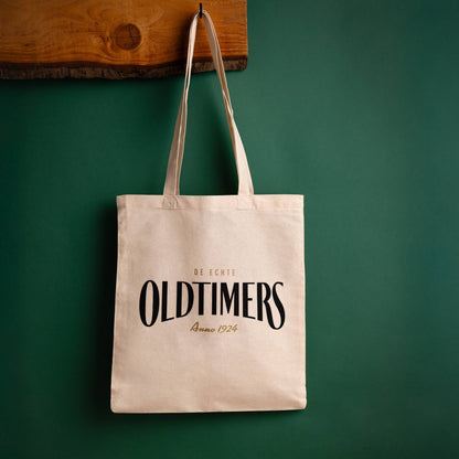 Canvas tas met Oldtimers logo