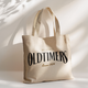 Canvas tas met Oldtimers logo